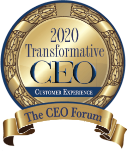 CEO Forum 2020 Transformative CEO Customer Experience Award